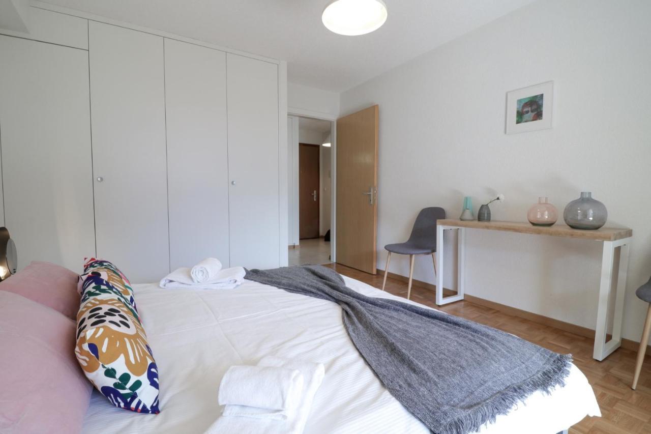 Modern Apartment Close To Martigny Train Station Extérieur photo