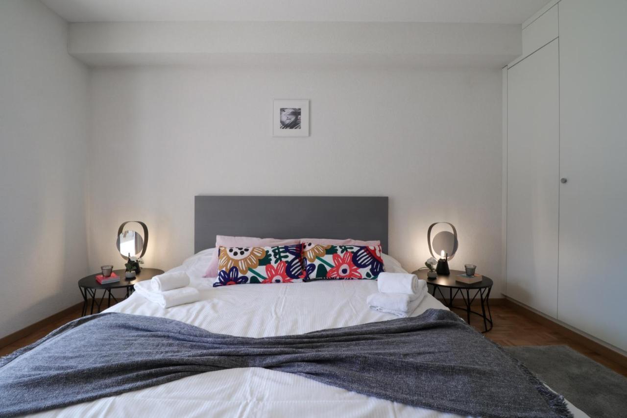 Modern Apartment Close To Martigny Train Station Extérieur photo